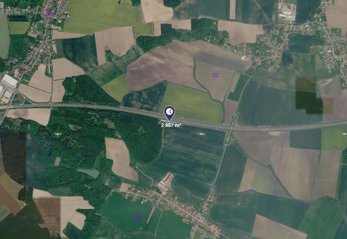 Zemědělské pozemky, Osičky, 484 m² - 2