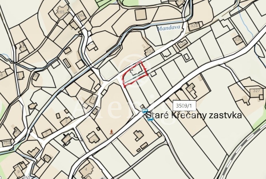 Prodej pozemek pro bydlení - Staré Křečany, 926 m² - 5