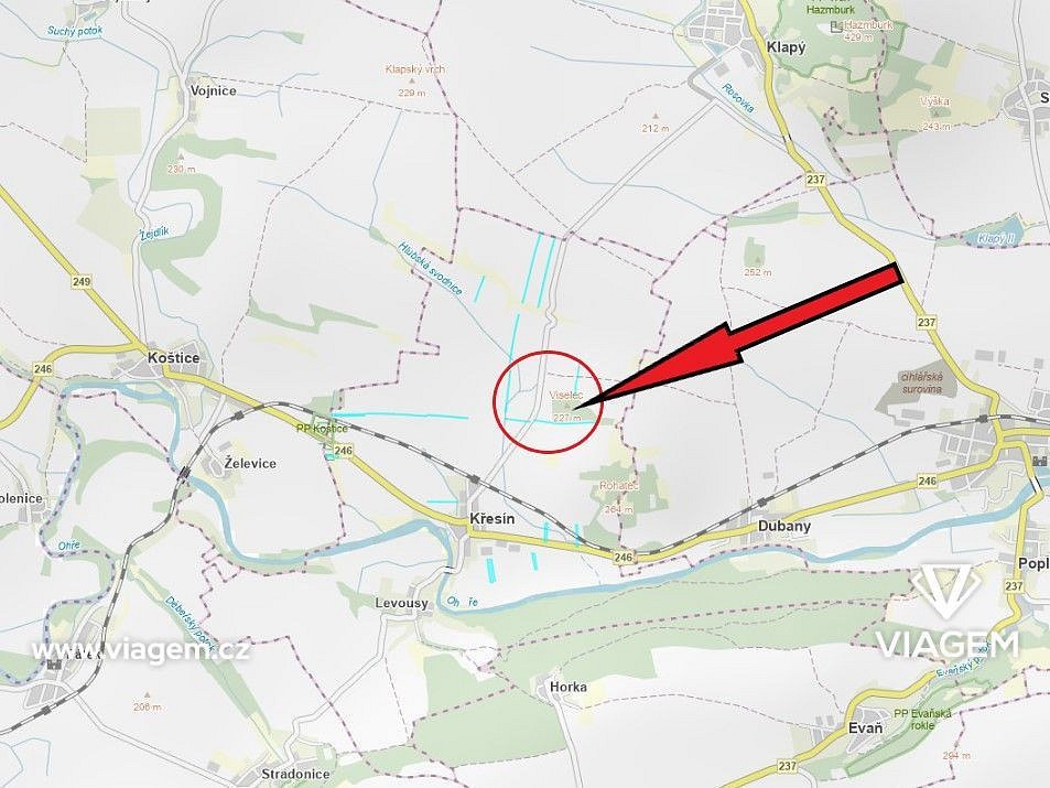Zemědělský pozemek · Křesín, okres Litoměřice - 4