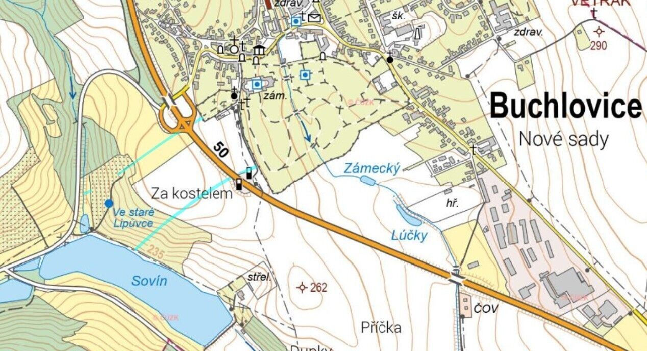 Zemědělské pozemky, Buchlovice, 6 040 m² - 2