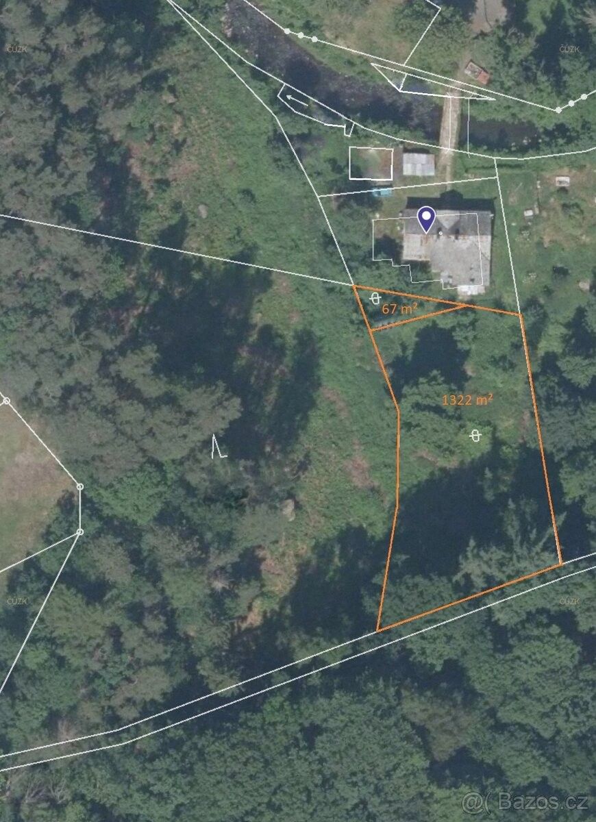 Prodej les - Děčín, 405 02, 1 389 m²