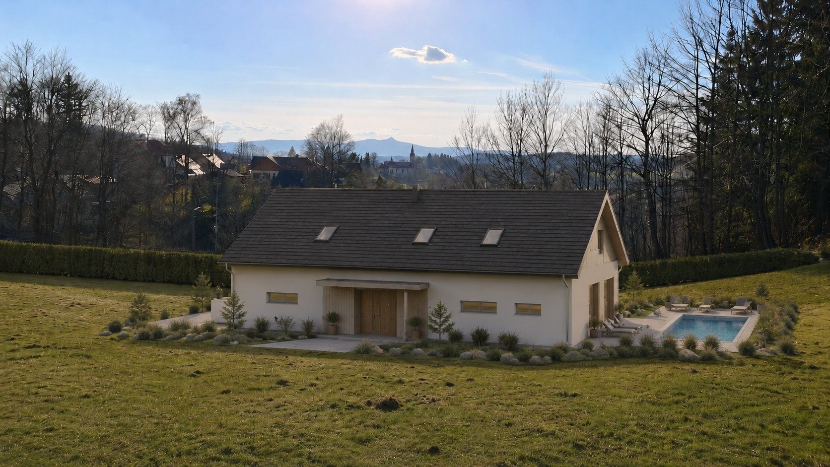 Pozemky pro bydlení, Lučany nad Nisou, 3 213 m² - 1