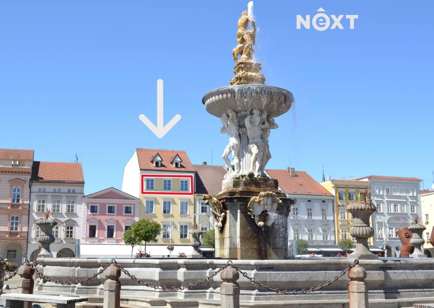 Kanceláře, nám. Přemysla Otakara II. 8, České Budějovice 1, 150 m² - 2