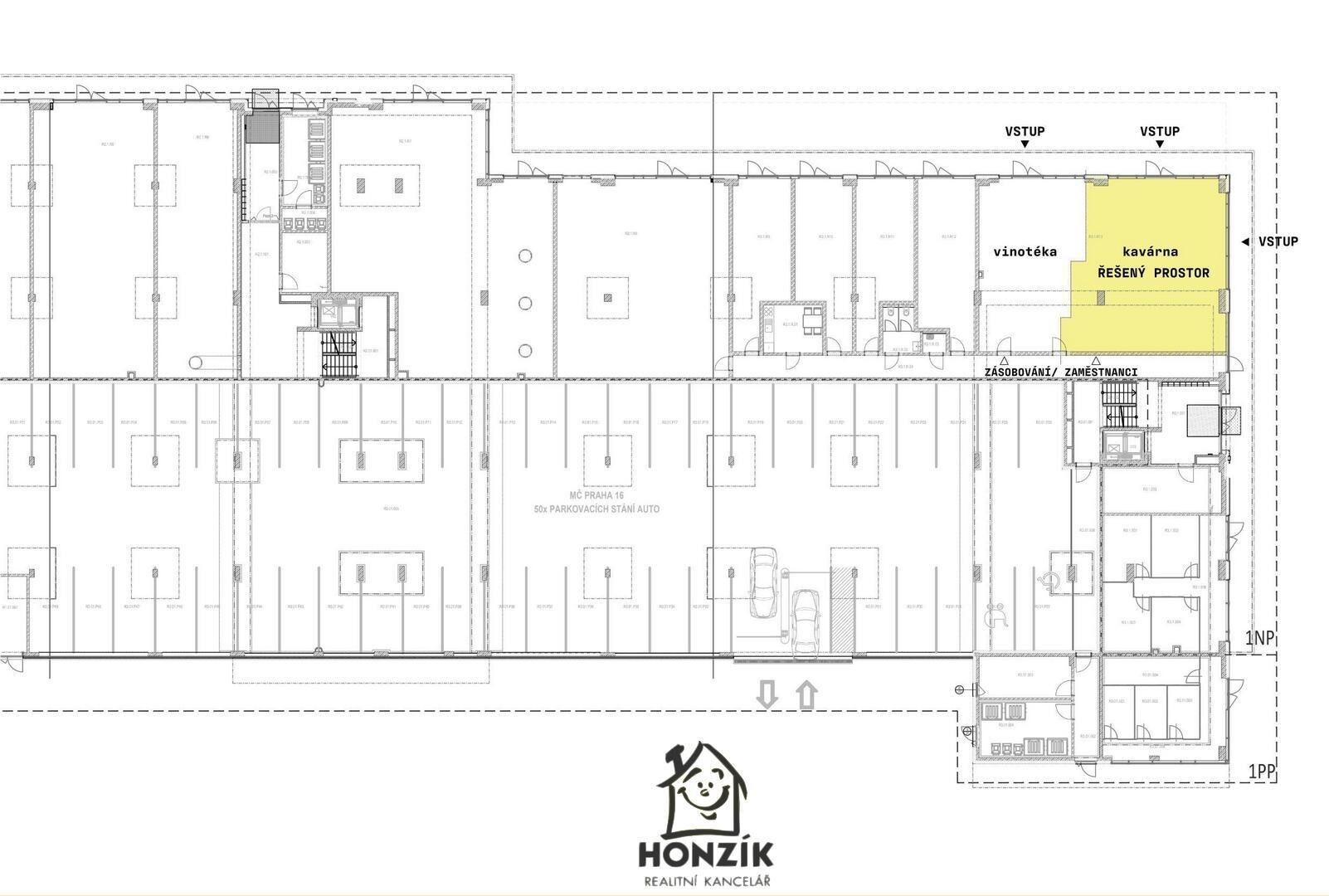 Pronájem obchodní prostory - náměstí Osvoboditelů, Praha, 101 m² - 5