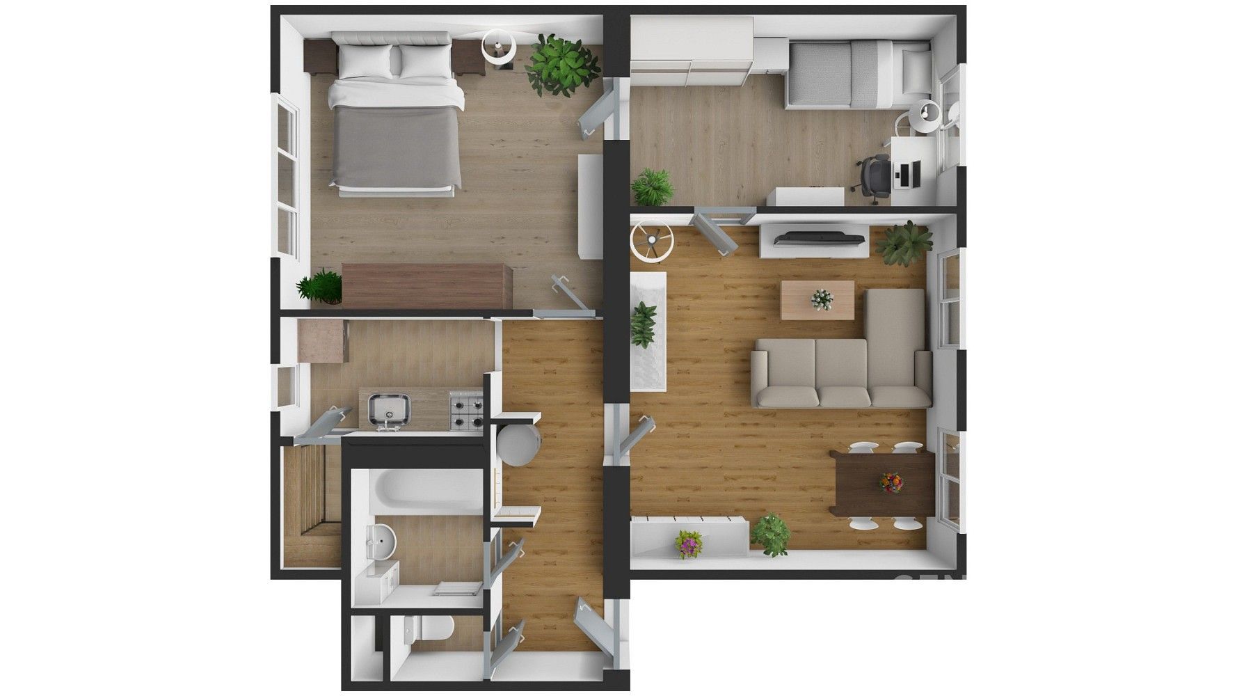 Byt 3+1 · 69 m² · Trávník, Přerov - Přerov I-Město - 3