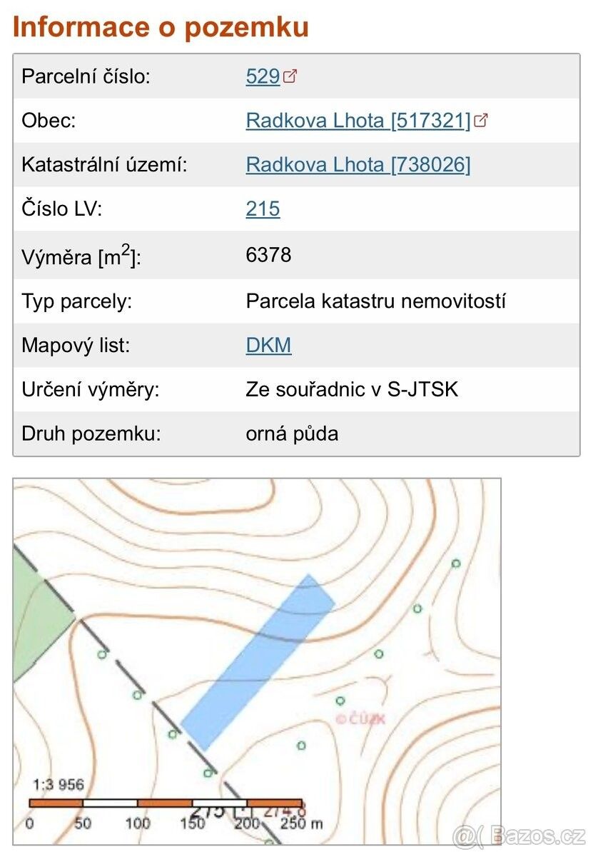 Prodej zemědělský pozemek - Dřevohostice, 751 14, 6 378 m²