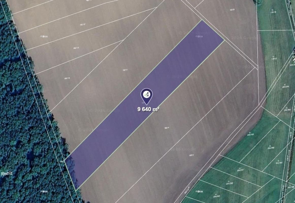 Zemědělský pozemek, 9 640 m²