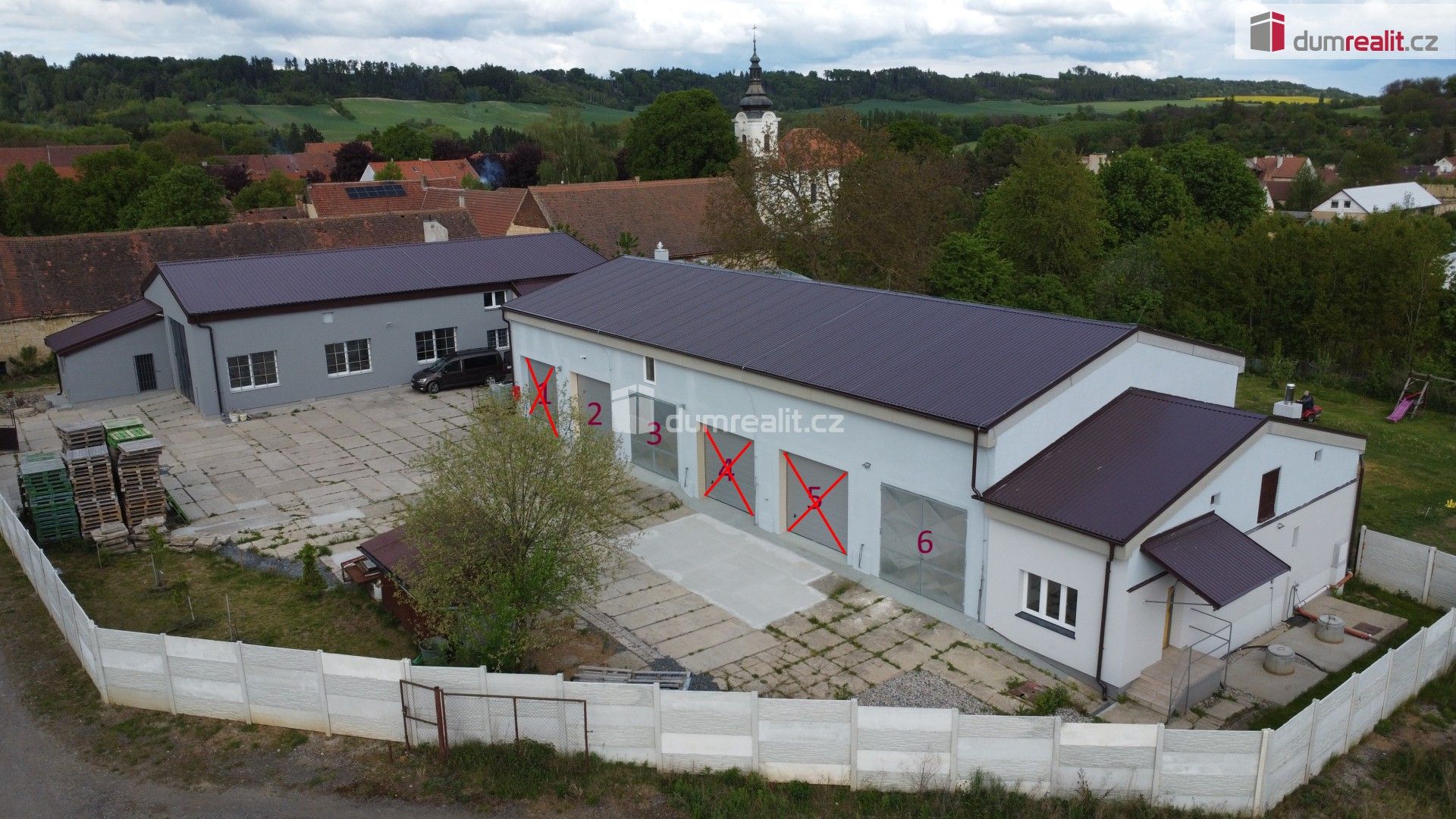 Sklady, Hředle, 753 m² - 1