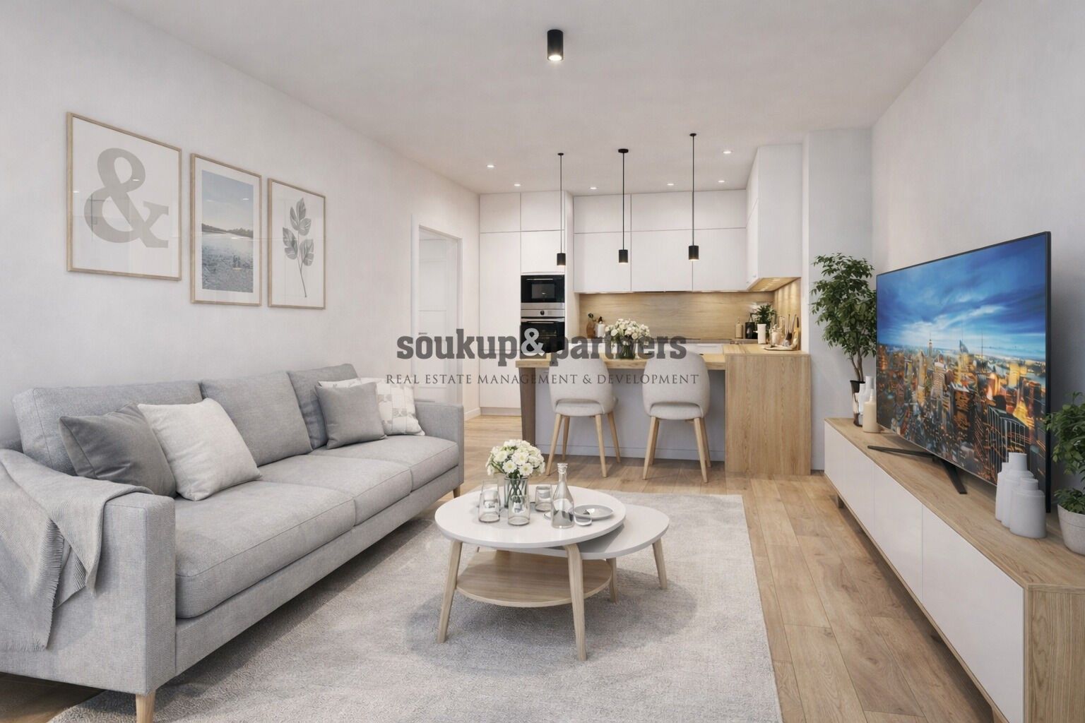 2+kk, Thomasova , Praha, 52 m²