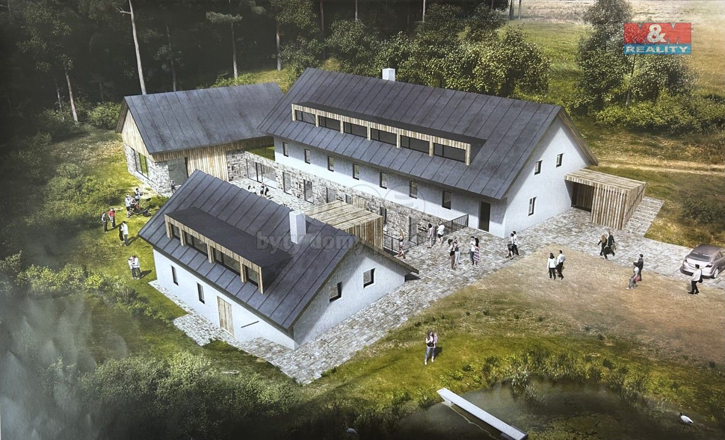 Prodej ubytovací zařízení - Močidla, Jiřice, 1 823 m²