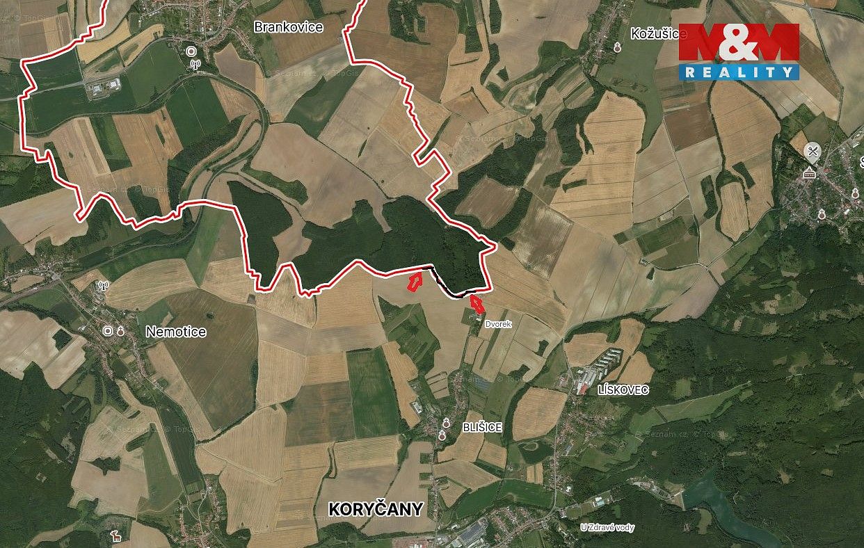 Zemědělské pozemky, Brankovice, okres Vyškov, Jihomoravský kraj - 2