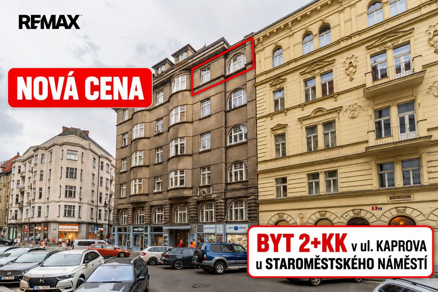 2+kk, Kaprova, Praha 1 - Staré Město, 58 m² - 1
