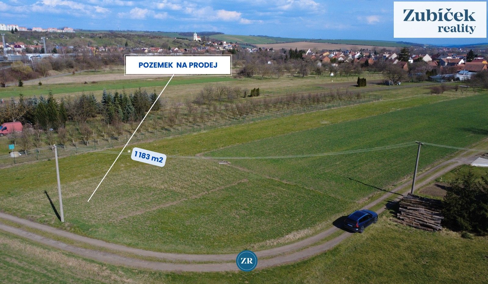 Pozemky pro bydlení, Kunovice, 1 183 m² - 1