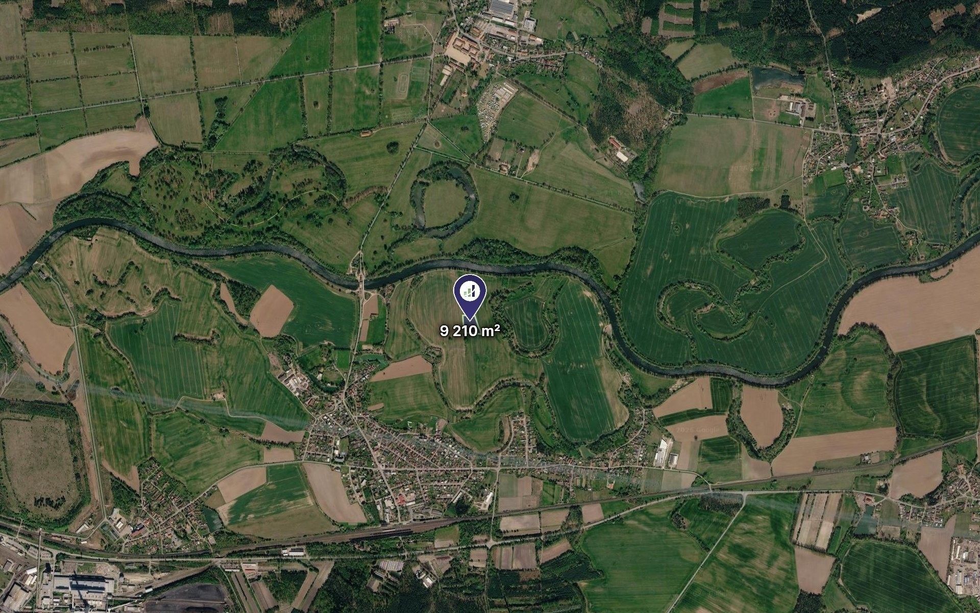 Zemědělské pozemky, Řečany nad Labem, 3 070 m² - 2