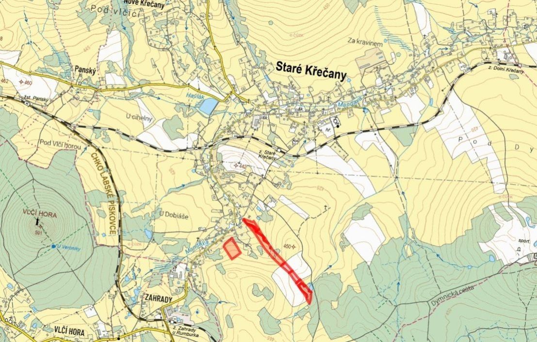 Louky, Staré Křečany - 2