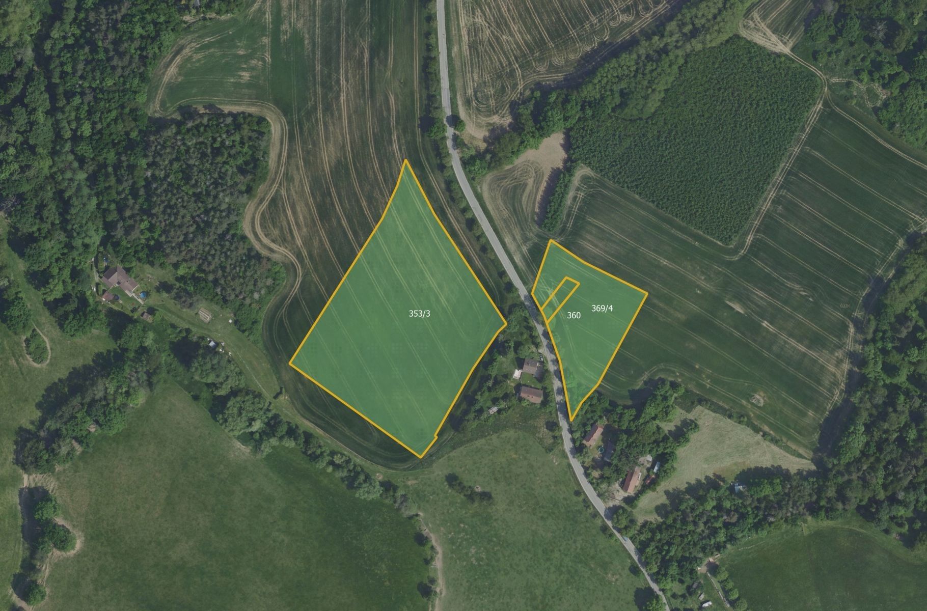 Zemědělské pozemky, Hostěradice, Kamenný Přívoz