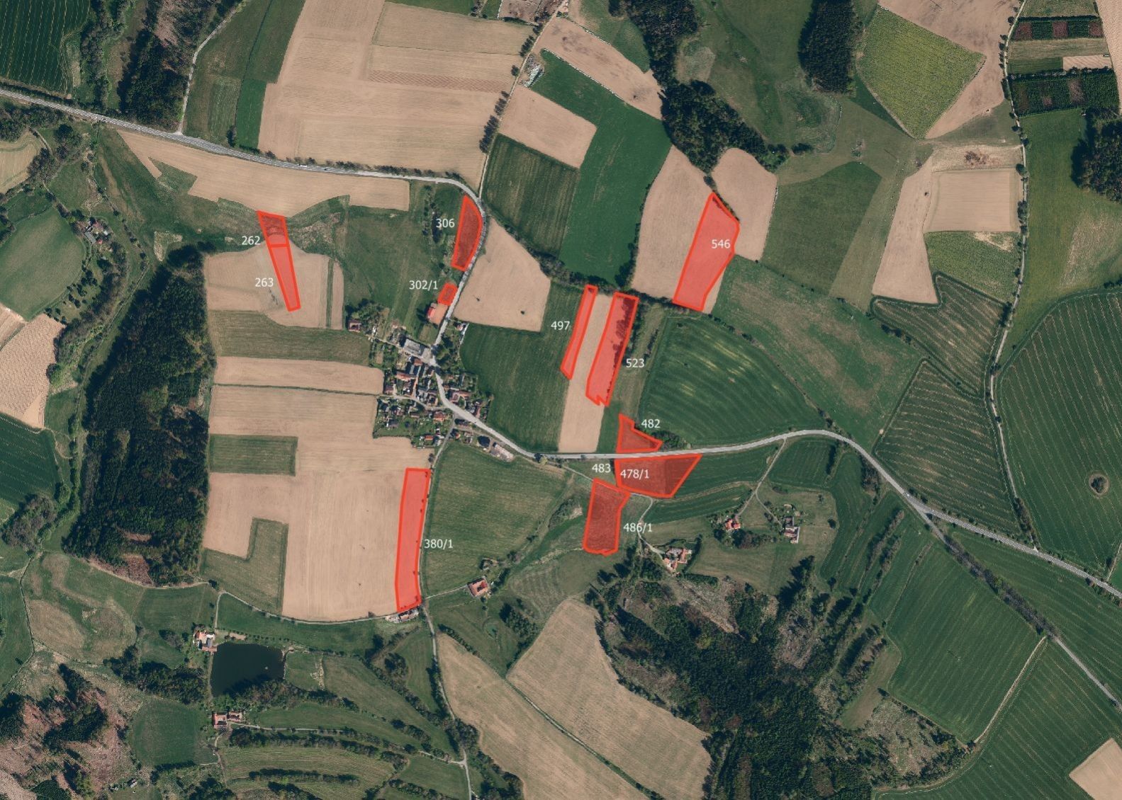 Zemědělské pozemky, Vyskytná - 1