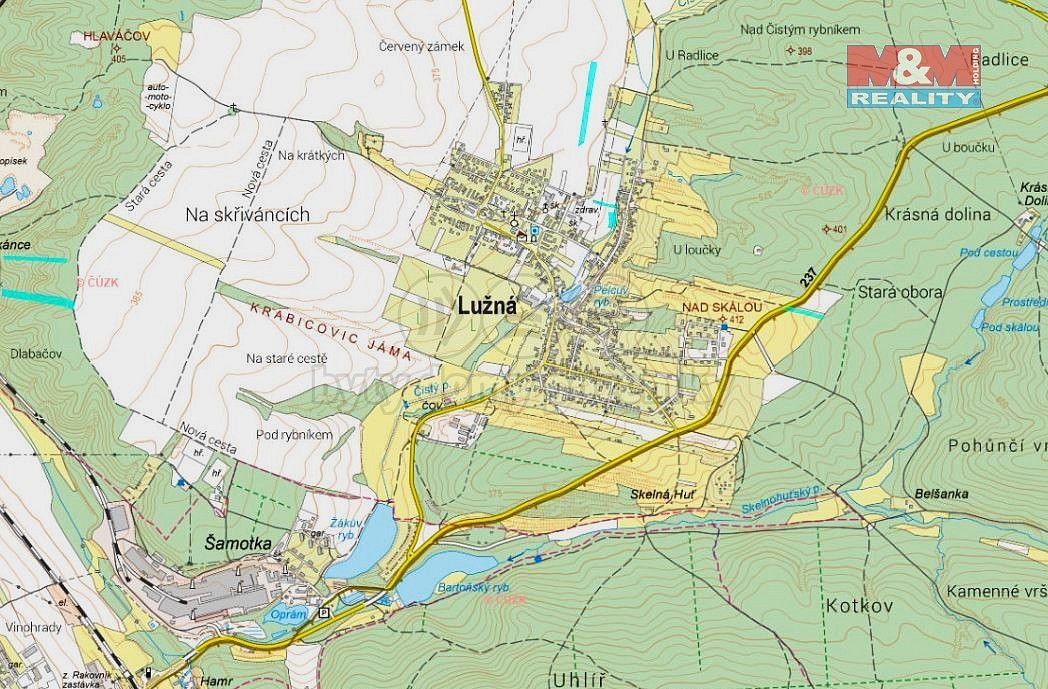 Prodej zemědělský pozemek - Lužná, okres Rakovník, Středočeský kraj - 5