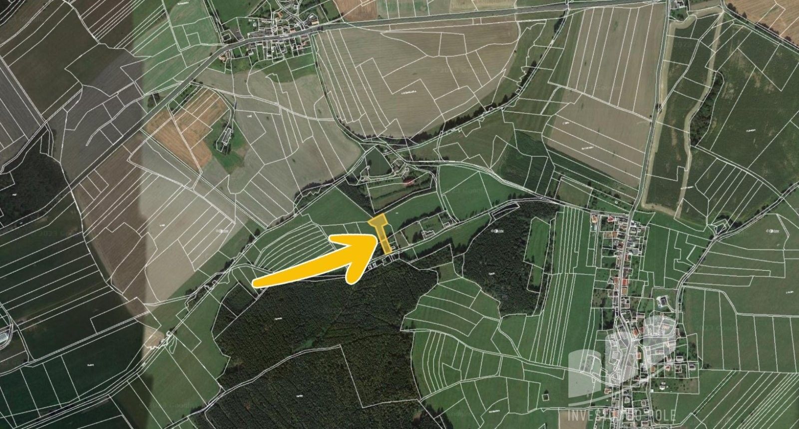 Prodej zemědělský pozemek - Dlažov, 1 545 m²