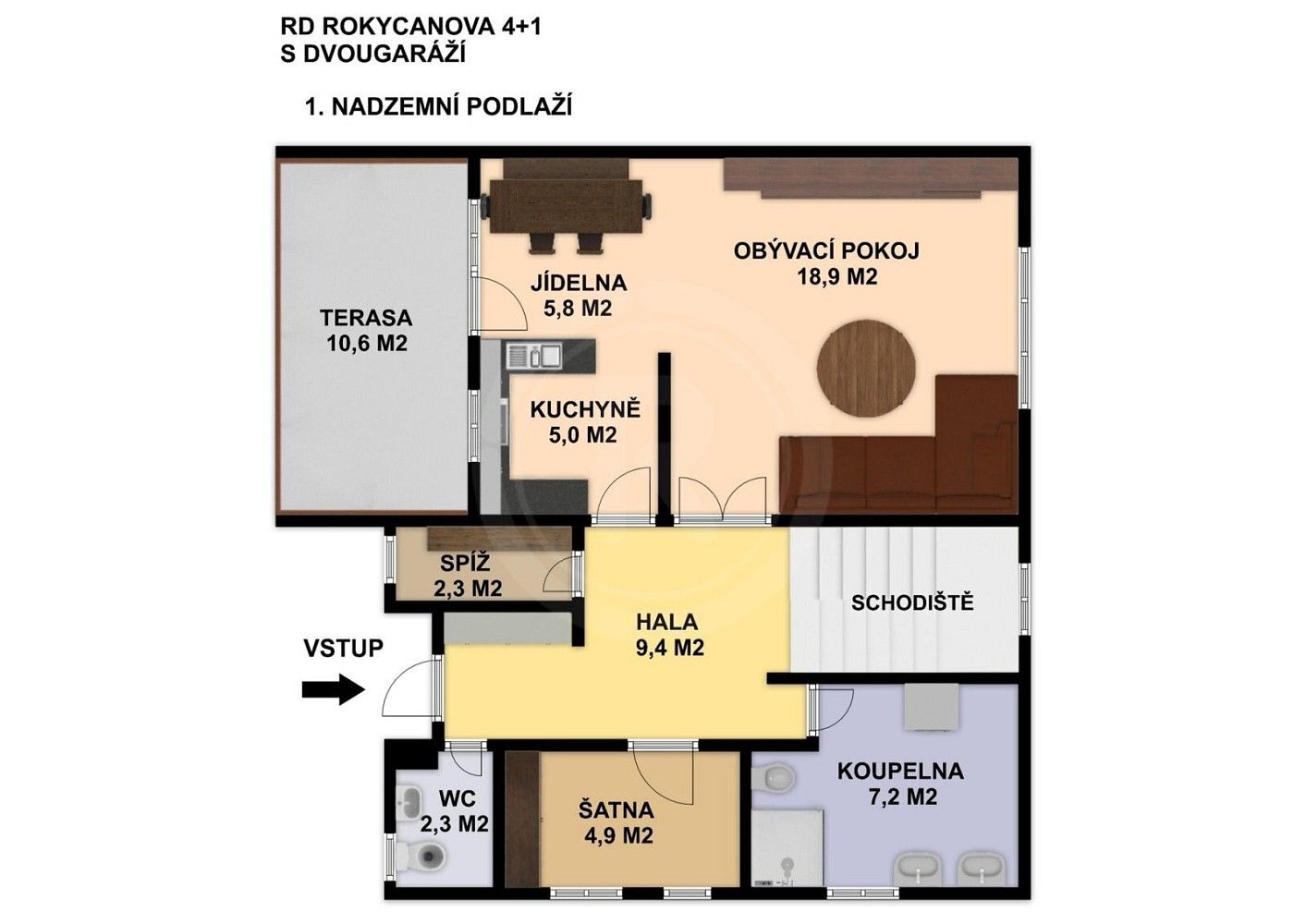 Prodej rodinný dům - Rokycanova, České Budějovice - České Budějovice 4, 160 m² - 5