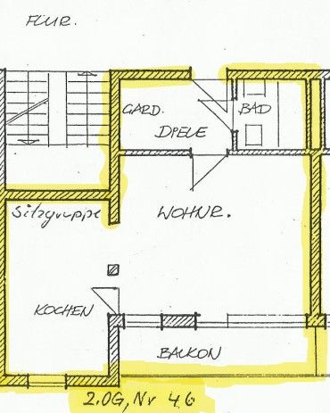 2+1, Köln Mauenheim Nordrhein-Westfalen 50739, 38 m² - 2