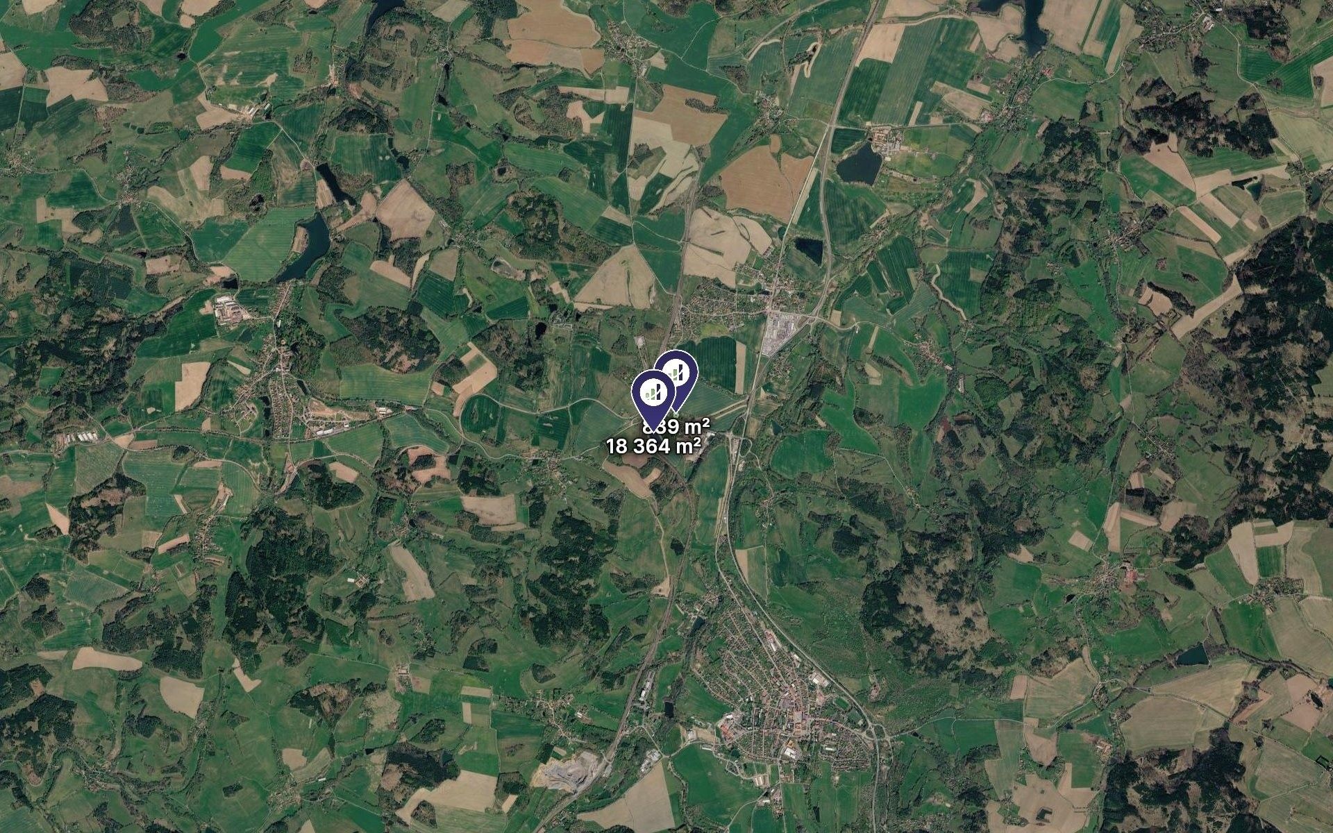 Zemědělské pozemky, Olbramovice, 9 602 m² - 2