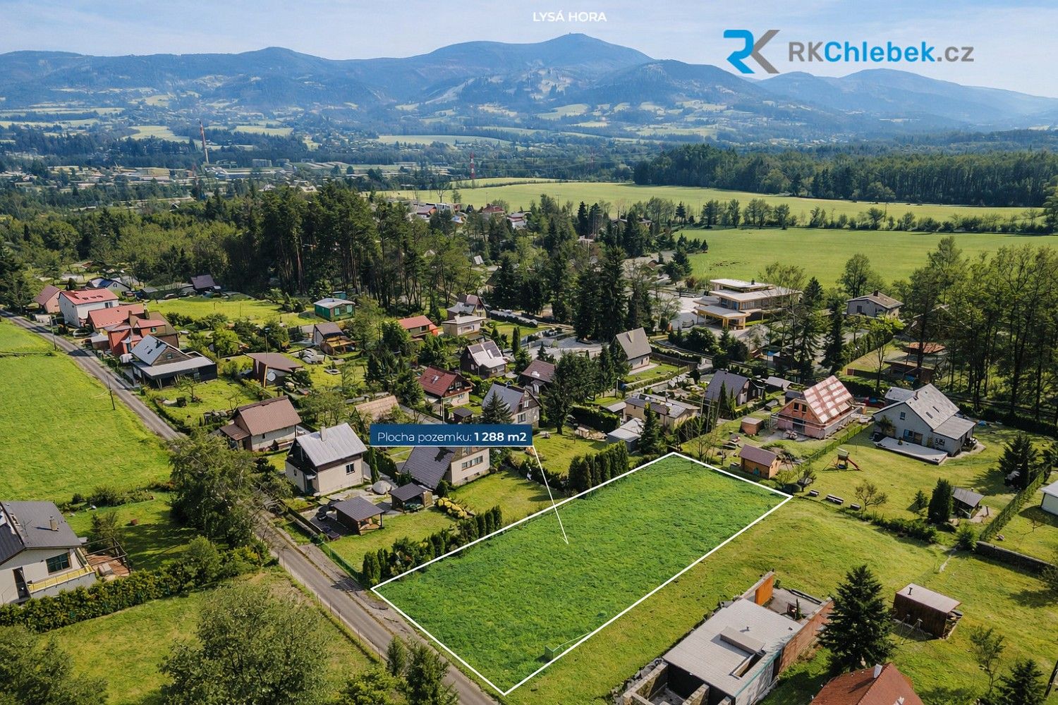 Pozemek pro bydlení, 1 288 m²
