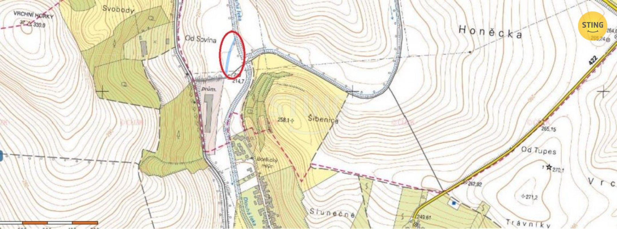 Prodej zemědělský pozemek - Buchlovice, 1 m²