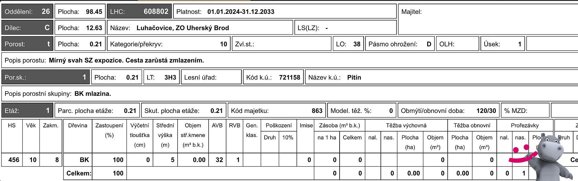 Prodej les - Pitín, okres Uherské Hradiště - 5