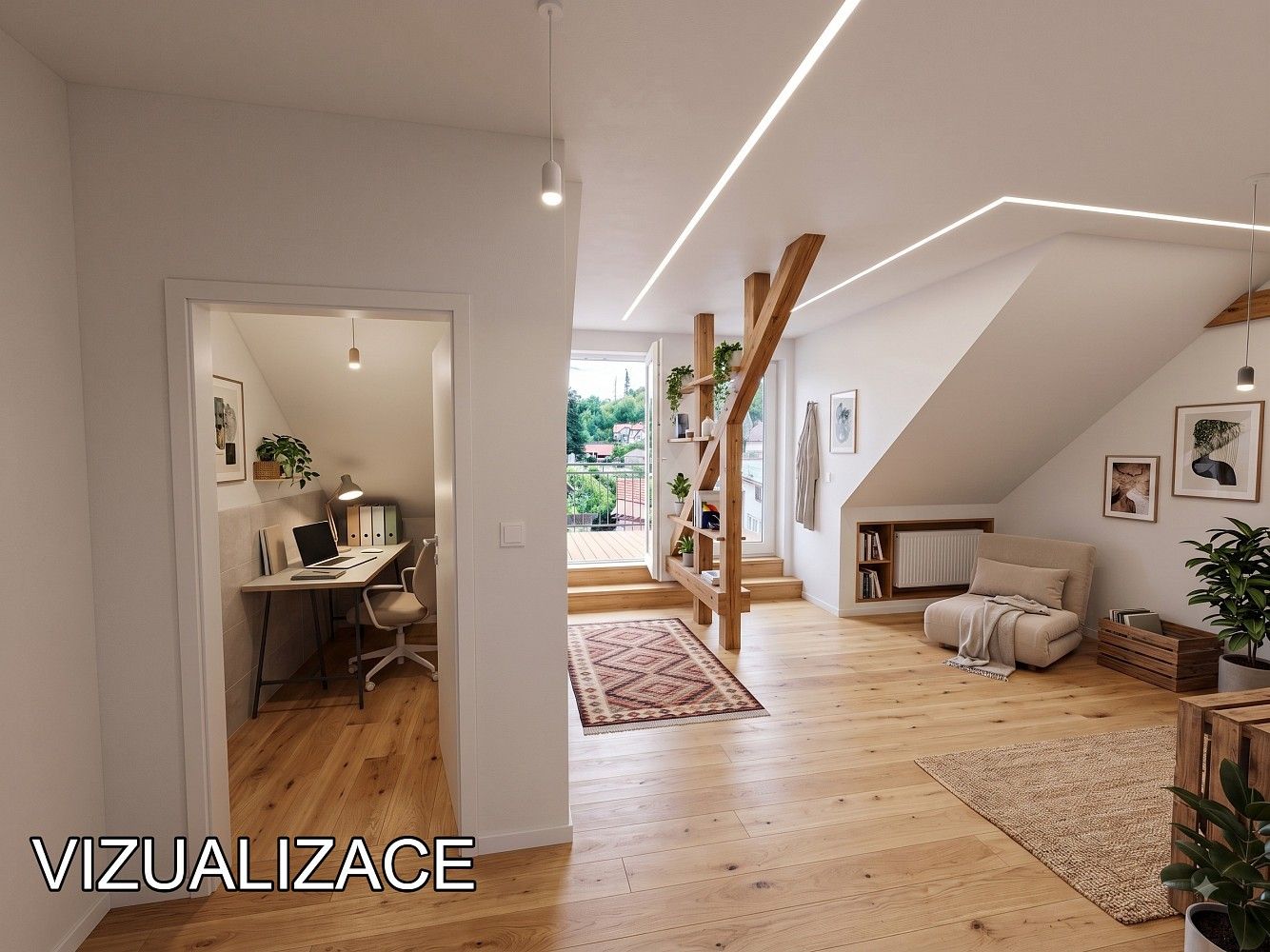 Pronájem byt 1+kk - Sloup, okres Blansko, Jihomoravský kraj, 27 m² - 5