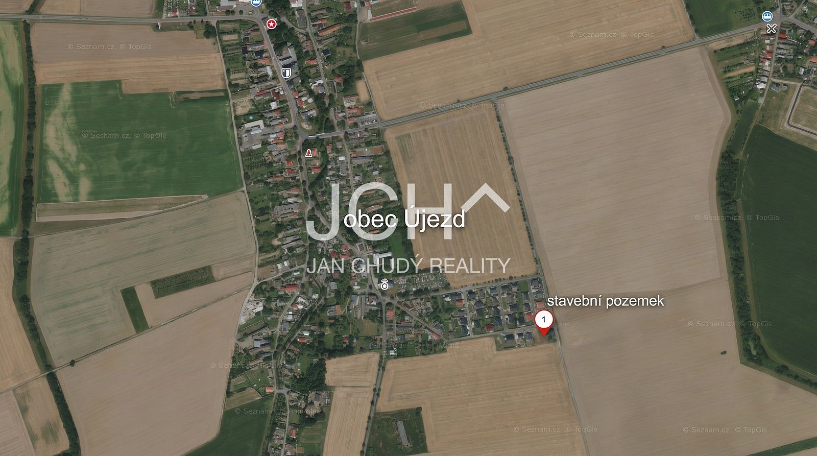 Pozemek pro bydlení · Újezd, okres Olomouc, Olomoucký kraj - 3