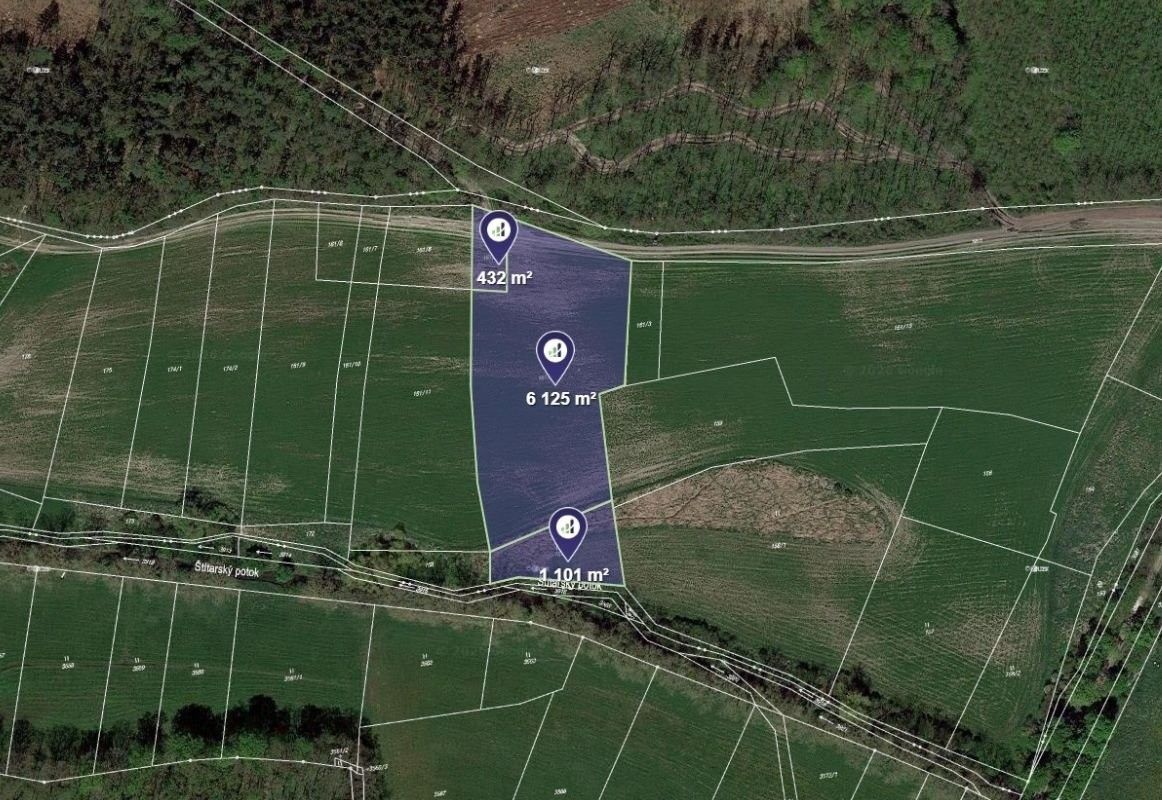 Zemědělské pozemky, Městec Králové, 7 658 m²