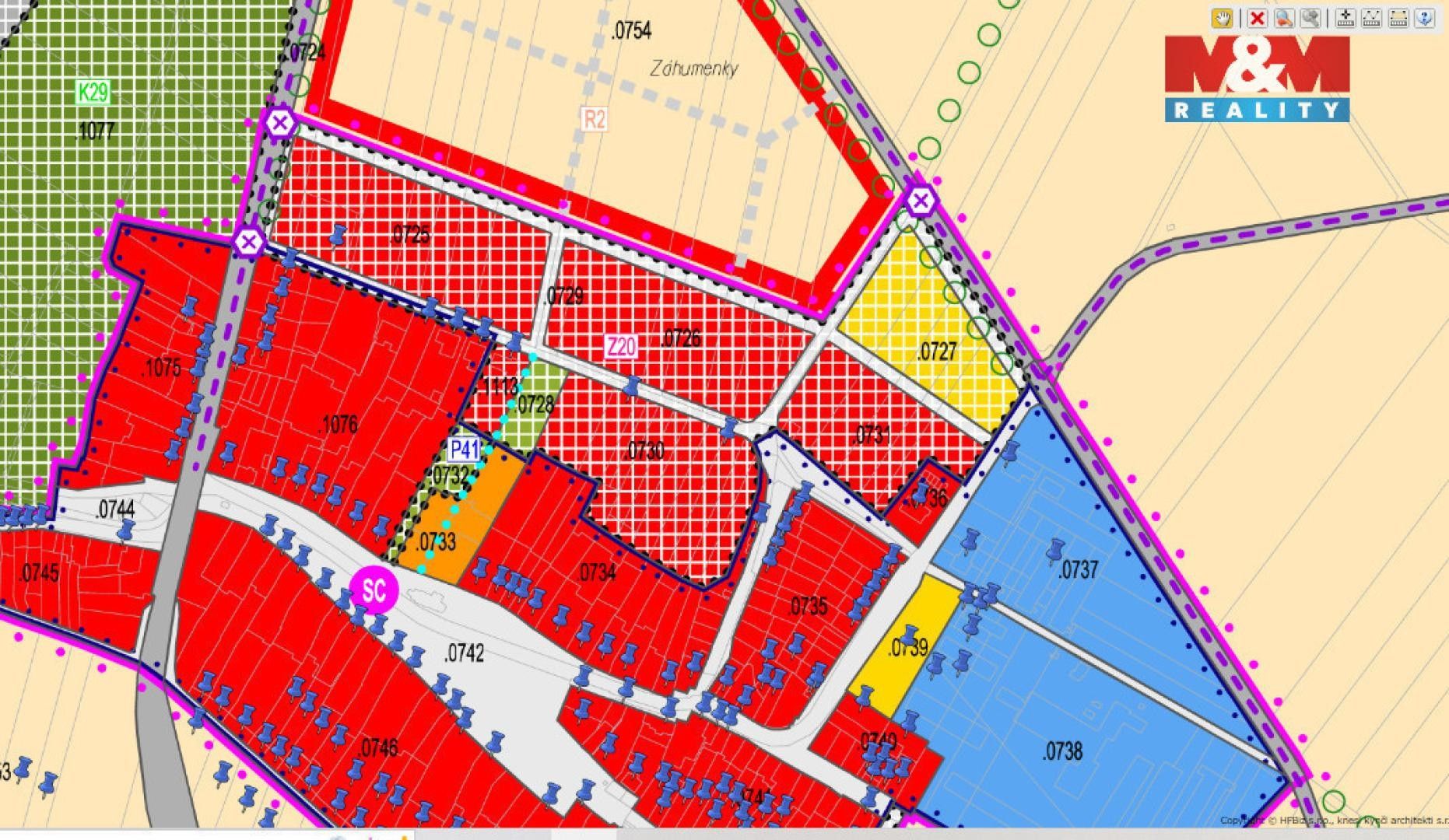 Prodej pozemek pro bydlení - Žešov, Prostějov
