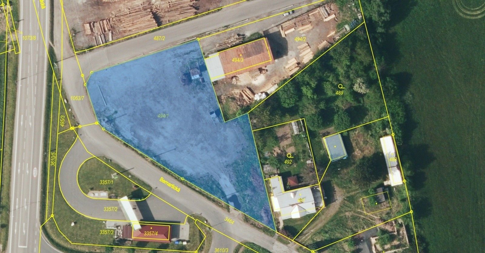 Komerční pozemek, 2 918 m²
