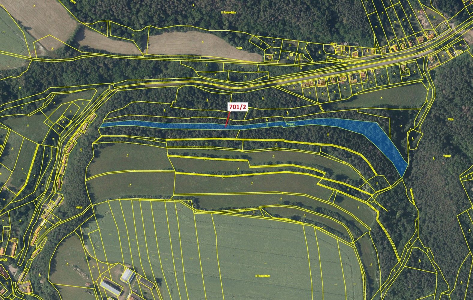 Prodej les - Lašovice, okres Rakovník, Středočeský kraj - 2