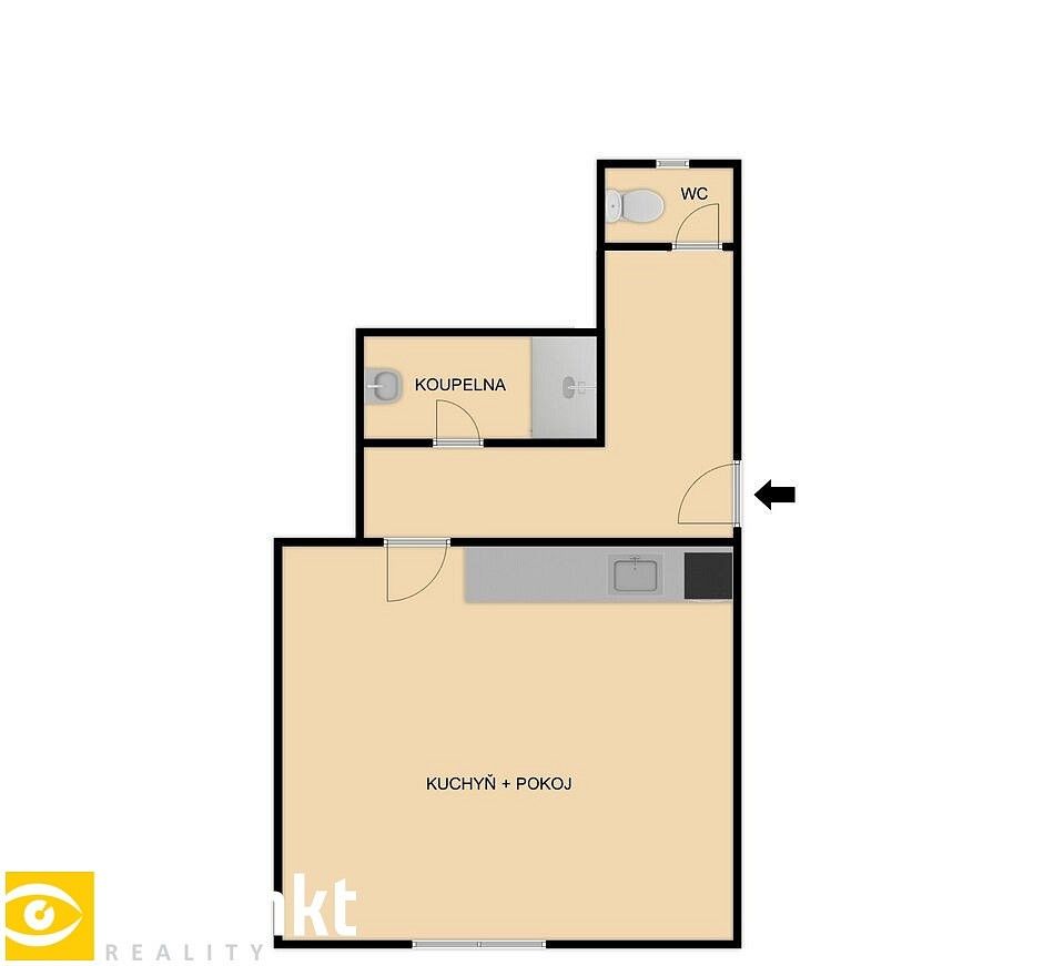 1+kk, Plzeň - Jižní Předměstí, okres Plzeň-město, Plzeňský kraj, 37 m² - 2