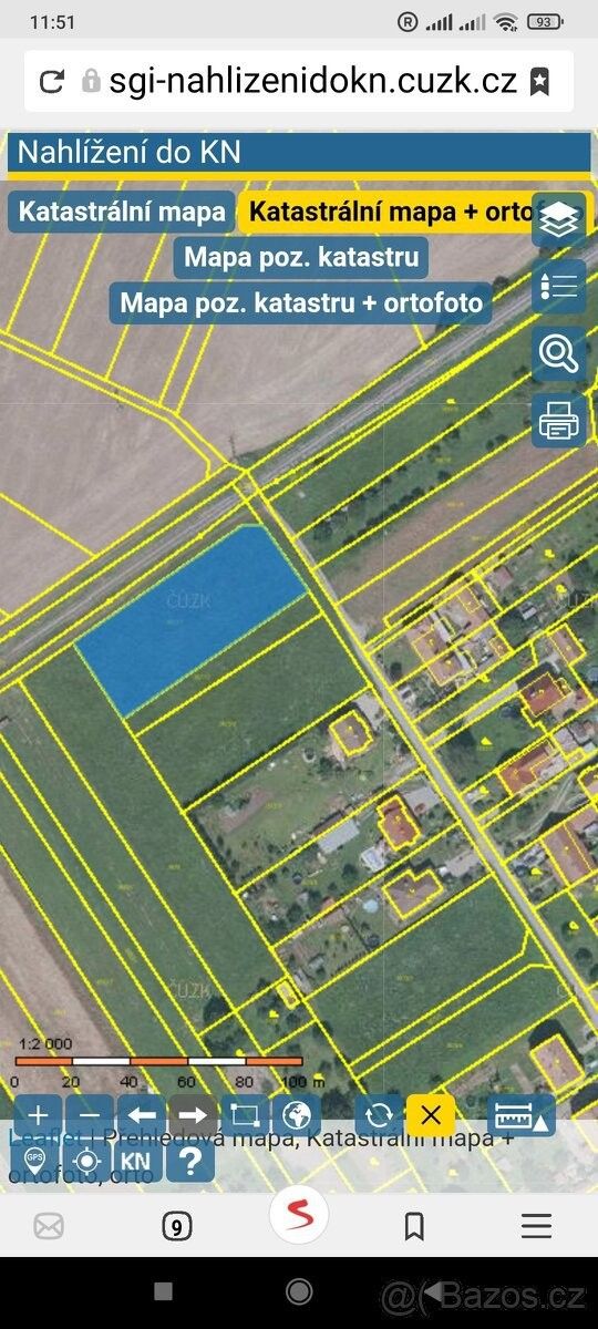 Zemědělský pozemek, 2 085 m²