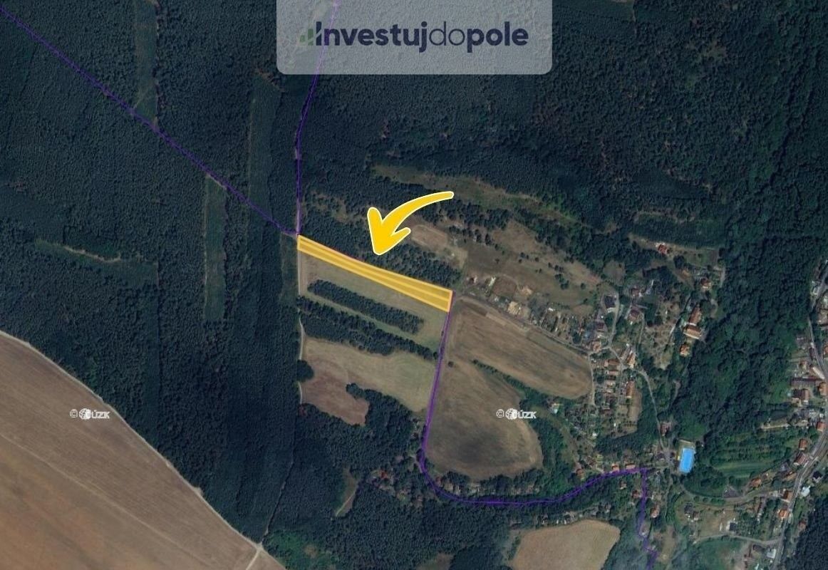 Prodej zemědělský pozemek - Liběchov, 7 021 m²