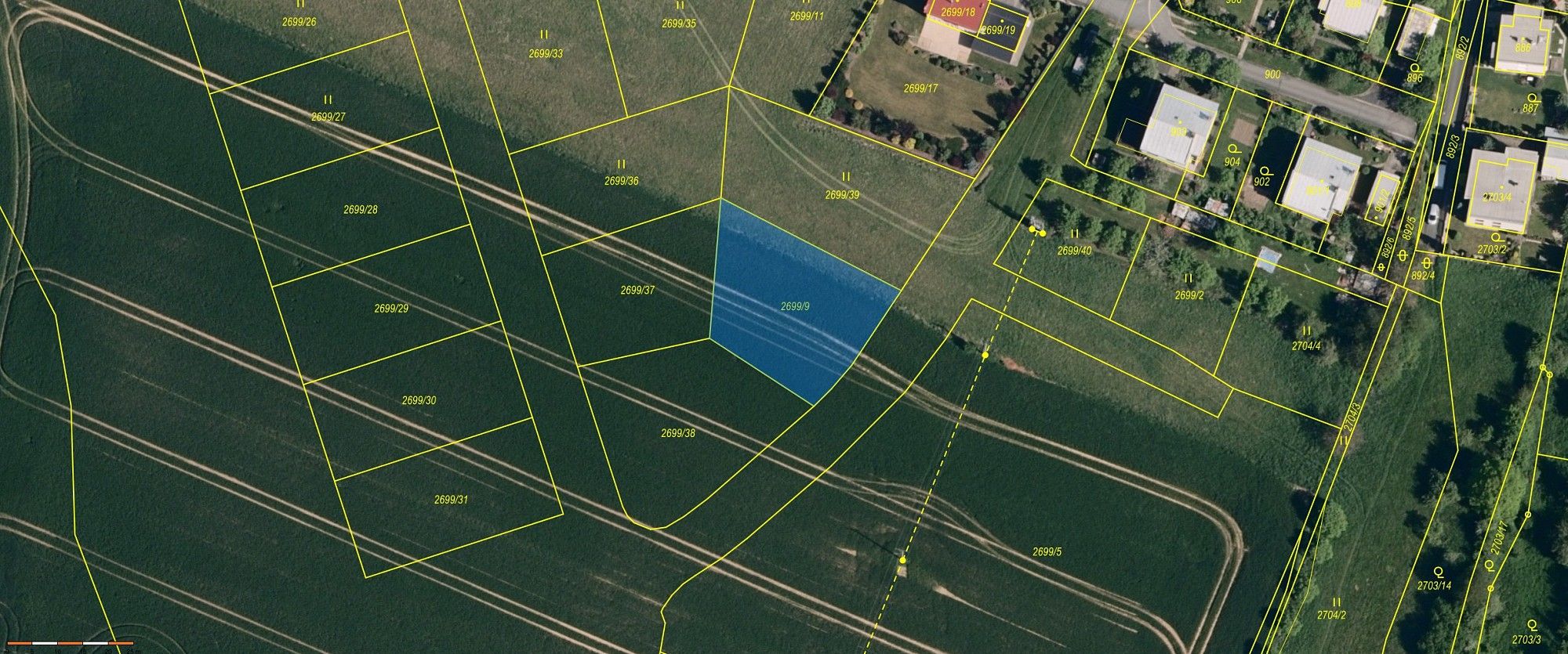 Prodej pozemek pro bydlení - Želechovice nad Dřevnicí, okres Zlín, Zlínský kraj - 2