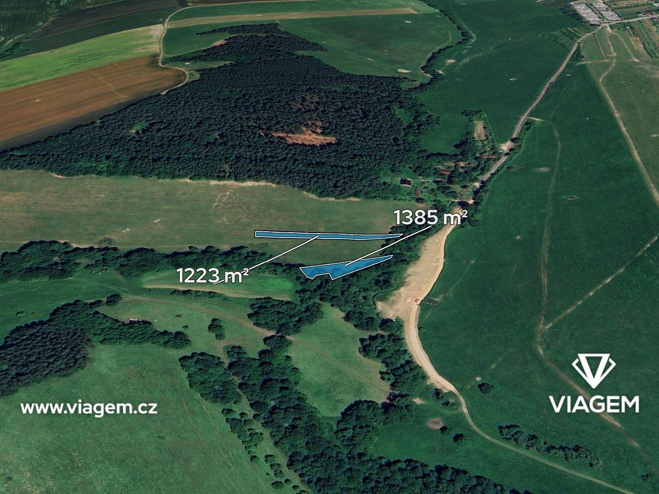Zemědělské pozemky, Újezd, okres Zlín, Zlínský kraj