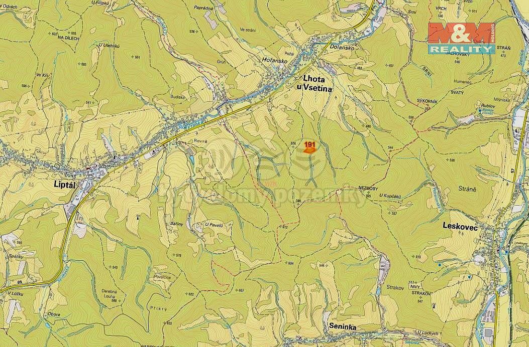 Prodej les - Lhota u Vsetína, okres Vsetín, Zlínský kraj - 2