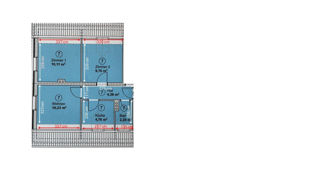 3+1, Ravensbrink 9a Osnabrück Osnabrück Niedersachsen 49082, 42 m² - 1