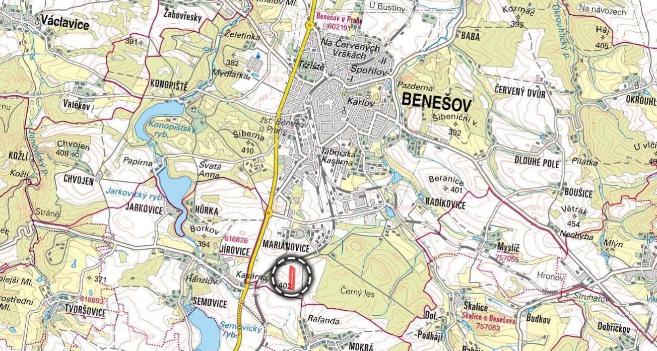 Prodej zemědělský pozemek - Benešov