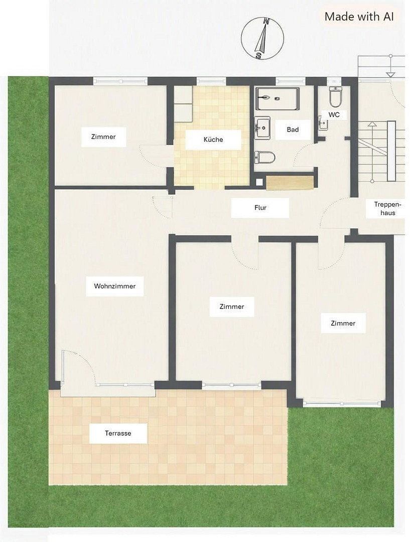 4+1, Stuttgart Vaihingen Baden-Württemberg 70563, 96 m² - 2