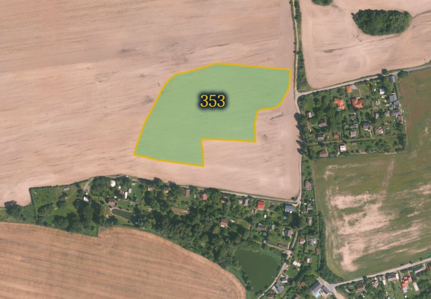 Zemědělské pozemky, Čisovice, 26 842 m²