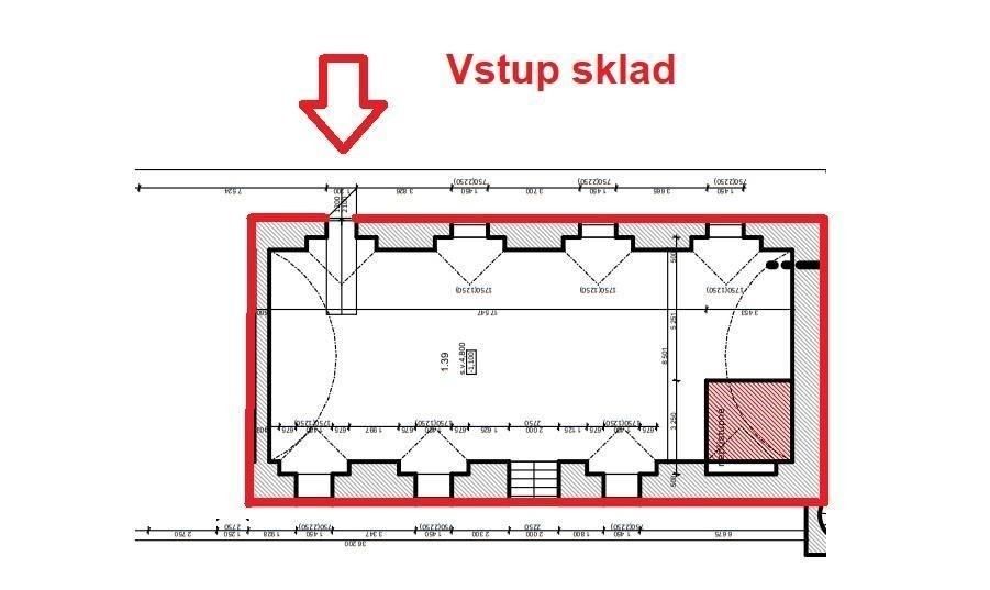 Pronájem sklad - Jiříkovská 842, Rumburk, 177 m²