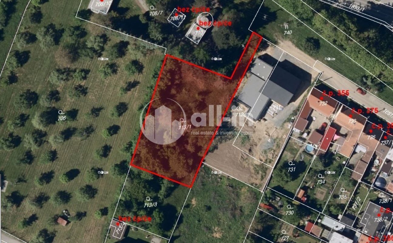 Prodej pozemek pro bydlení - Drnovice, 1 652 m²