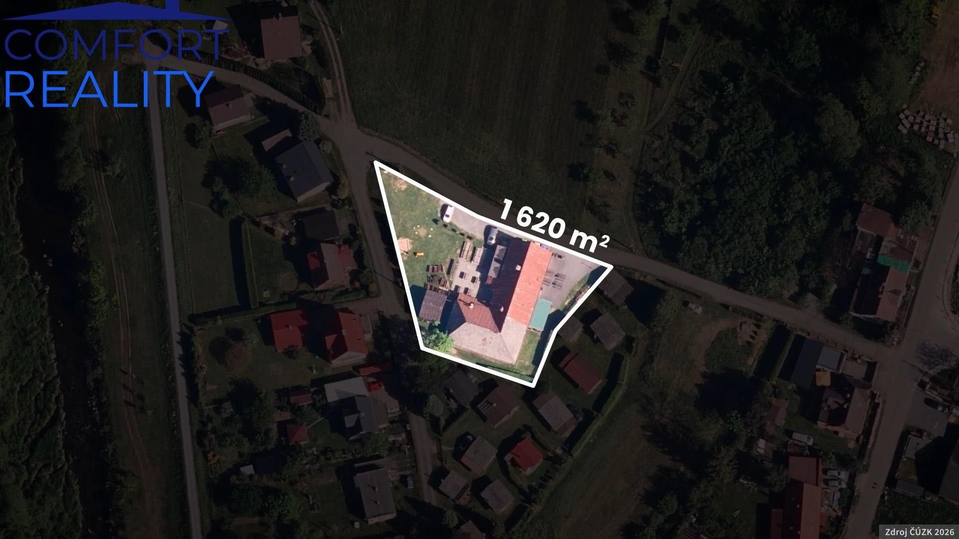 Prodej komerční pozemek - Nová Ves, Frýdlant nad Ostravicí, 1 620 m²