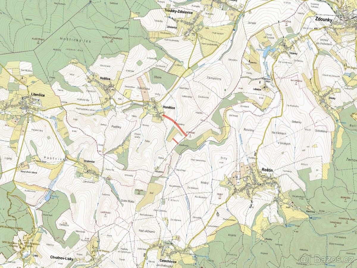 Prodej pozemek pro bydlení - Litenčice, 768 13