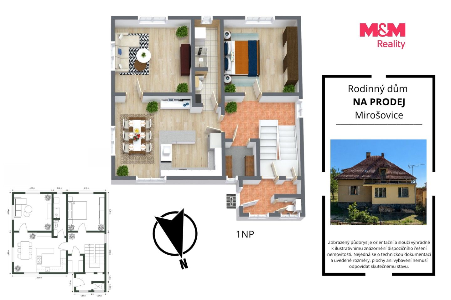 Prodej chalupa - Mirošovice, Rataje nad Sázavou, 210 m² - 5
